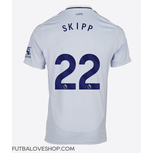 Dres Leicester City Oliver Skipp #22 Tretina 2024-25 Krátky Rukáv